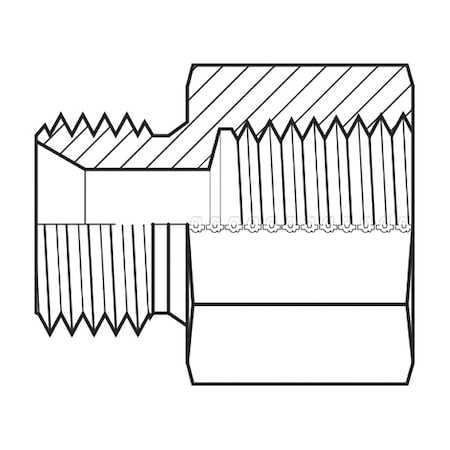 Hose Adapter, 16 mm, Metric, 1/4