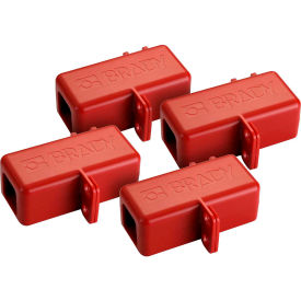 Brady® BatteryBlock Cable Lockout-Small; 24 PK ABS Plastic Red 1/4' Cable Length 150822