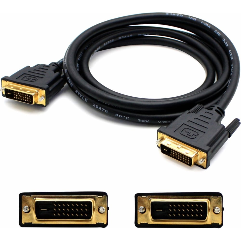 Addon 6Ft 1.8M Dvi-D 25 Pin Cable, Dvid2Dviddl6F MPN:DVID2DVIDDL6F