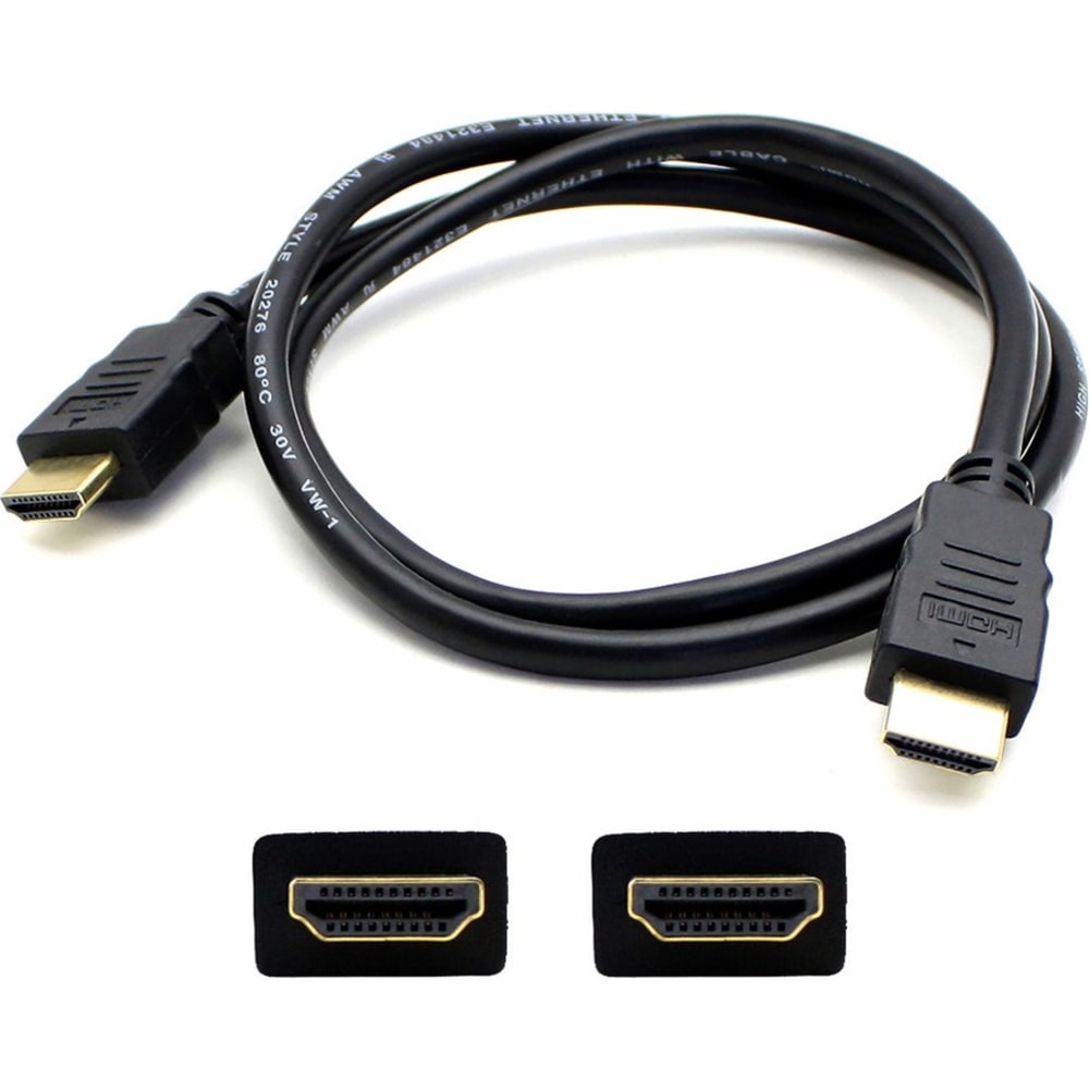 AddOn 5 Pack 10ft HDMI Cable - HDMI cable - HDMI male to HDMI male - 3.05 m - black (pack of 5) MPN:HDMI2HDMI10F-5PK