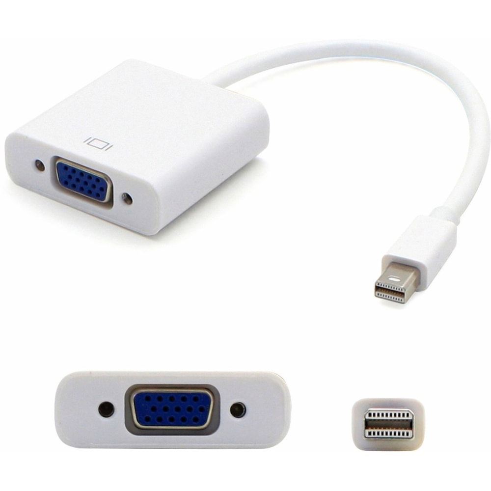 Addon White Mini Displayport To Vga, Mdisplayport2Vgaw MPN:MDISPLAYPORT2VGAW