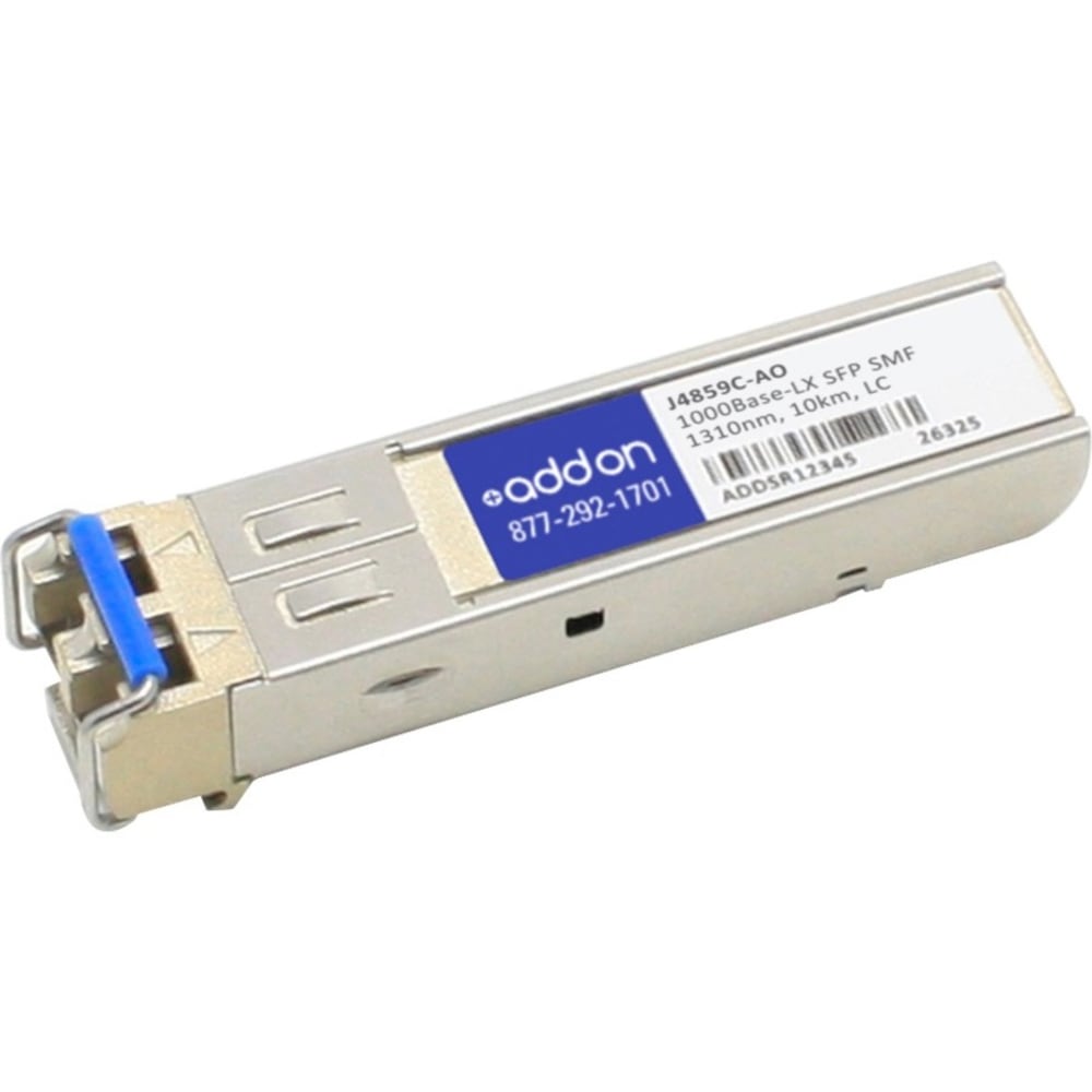 AddOn HP J4859C Compatible TAA Compliant 1000Base-LX SFP Transceiver (SMF, 1310nm, 10km, LC) - 100% compatible and guaranteed to work MPN:J4859C-AO