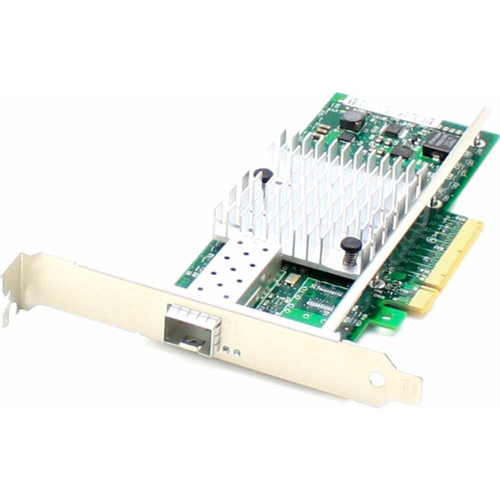 AddOn QLogic QLE8240-SR-CK Comparable 10Gbs Single SFP+ Port 300m Network Interface Card with 10GBase-SR SFP+ Transceiver - 100% compatible and guaranteed to work MPN:QLE8240-SR-CK-AO