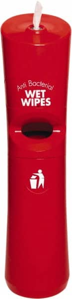 Red Polyethylene Manual Wipe Dispenser MPN:HHD1R
