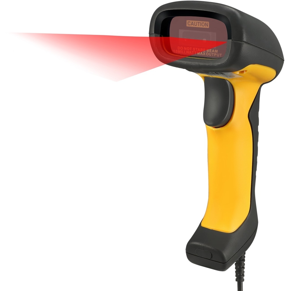Adesso NuScan 5200TU- Antimicrobial & Waterproof 2D Barcode Scanner - Cable Connectivity - 12in Scan Distance - NUSCAN5200TU MPN:NUSCAN 5200TU