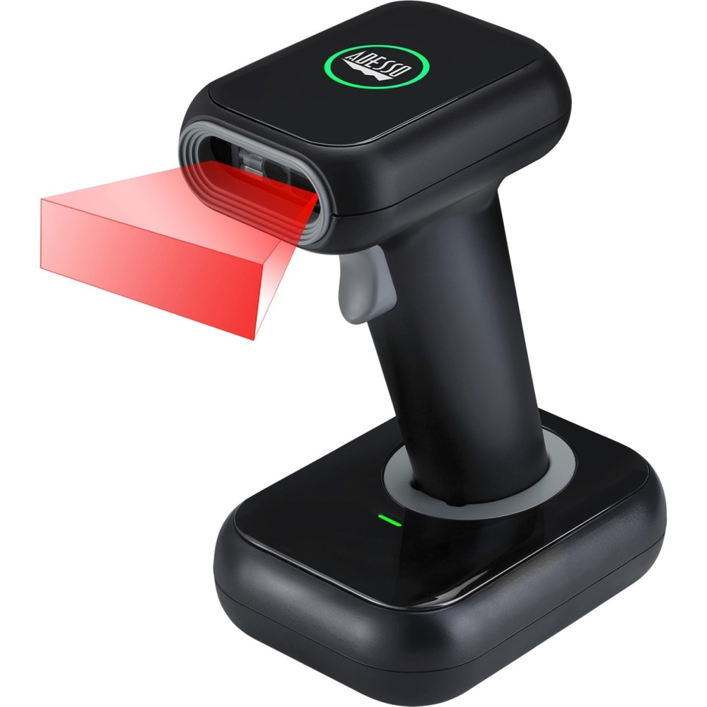 Adesso NuScan 2700R 2D Wireless Barcode Scanner with Charging Cradle - Wireless Connectivity - 120 scan/s - NUSCAN2700R MPN:NUSCAN2700R