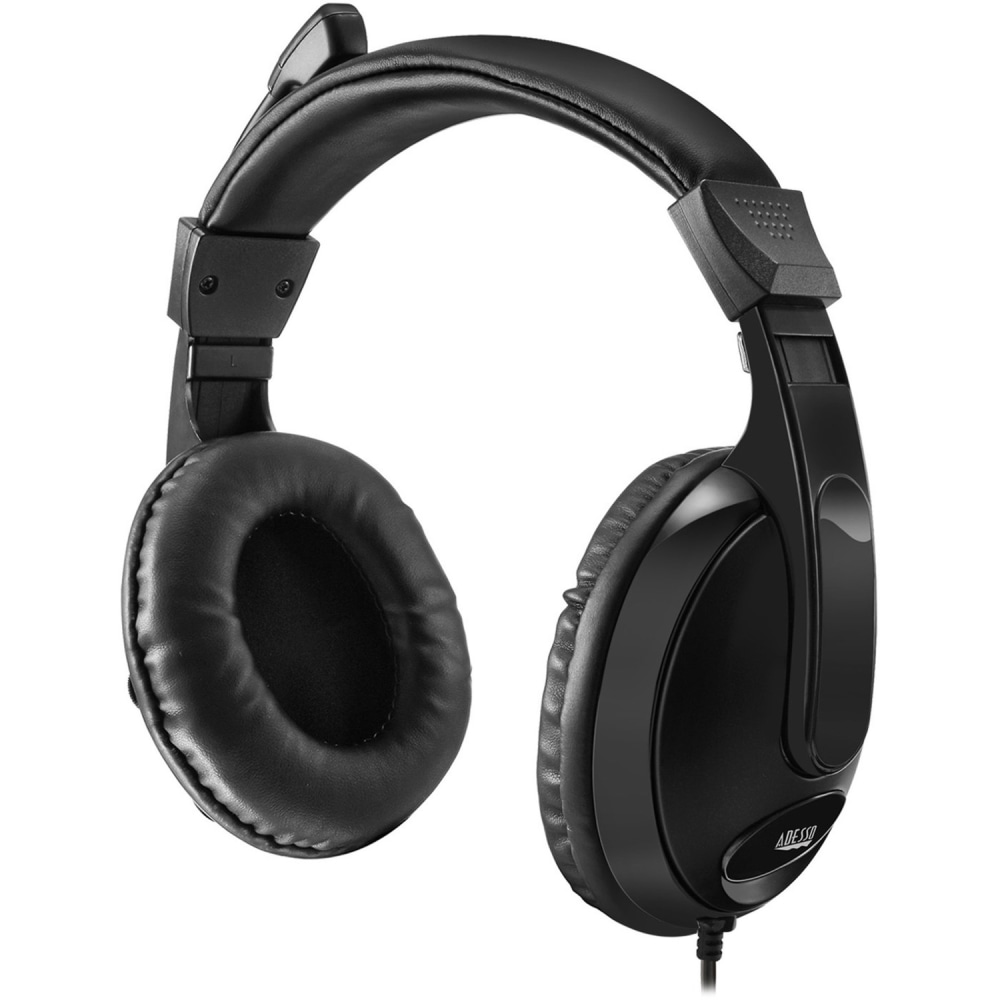 Adesso Xtream H5 - 3.5mm Stereo Headset with Microphone - Noise Cancelling - Wired- Lightweight - Works with Computer, Tablet and Smartphone. Ideal MPN:XTREAMH5