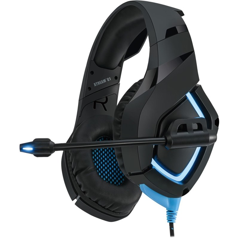 Adesso Stereo Gaming Headset with Microphone - Stereo - Mini-phone (3.5mm) - Wired - 20 Ohm - 20 Hz to 20 kHz - XTREAMG1 MPN:XTREAMG1