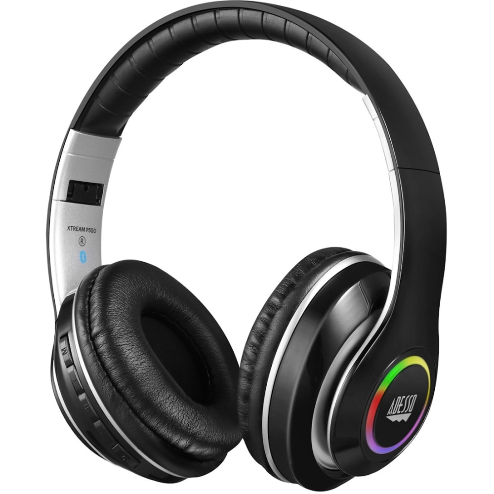 Adesso Xtream P500 - Bluetooth stereo headphone with built in microphone - 5.0 Bluetooth - 3.5mm jack - XTREAMP500 MPN:XTREAMP500