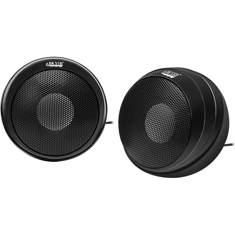 Adesso Xtream S4 USB-Powered Desktop Computer Speaker with Dynamic Sound - 5W x 2 - Works with Zoom, Microsoft Team, Skype, Webex and Google Meet MPN:XTREAMS4