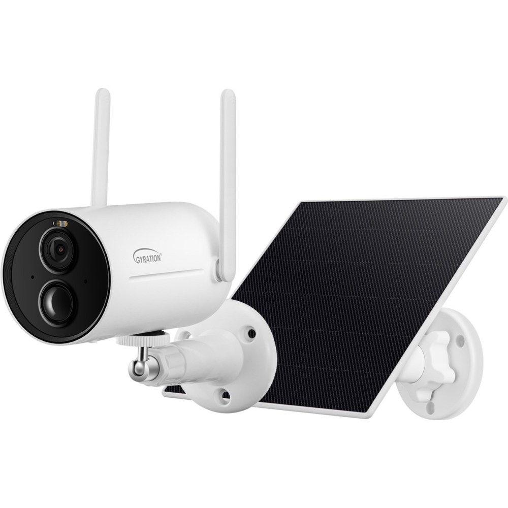 Gyration Cyberview 3010 3 Megapixel Indoor/Outdoor Smart WiFi Bullet Camera With Solar Panel MPN:CYBERVIEW3010