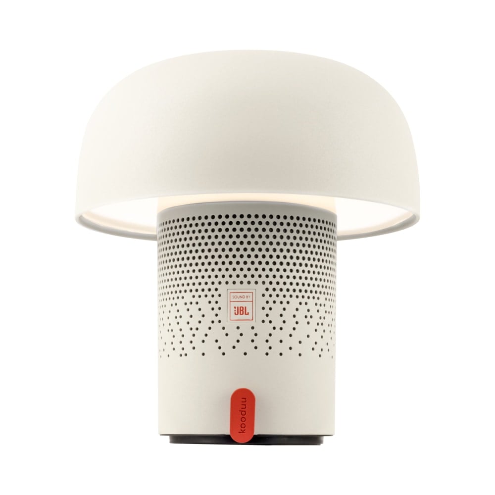 Kooduu Sensa Play Cordless Indoor/Outdoor JBL Speaker Lamp, White MPN:1203-02