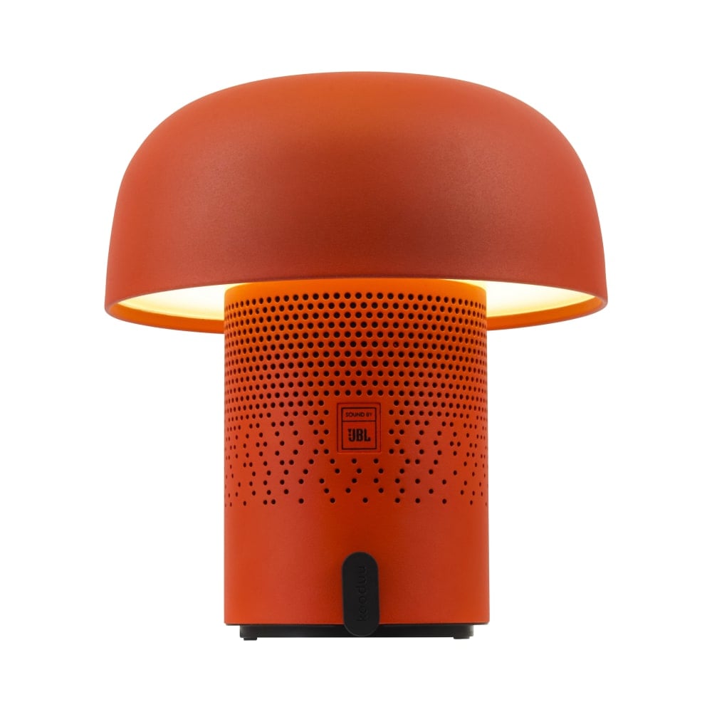 Kooduu Sensa Play Cordless Indoor/Outdoor JBL Speaker Lamp, Orange MPN:1203-08