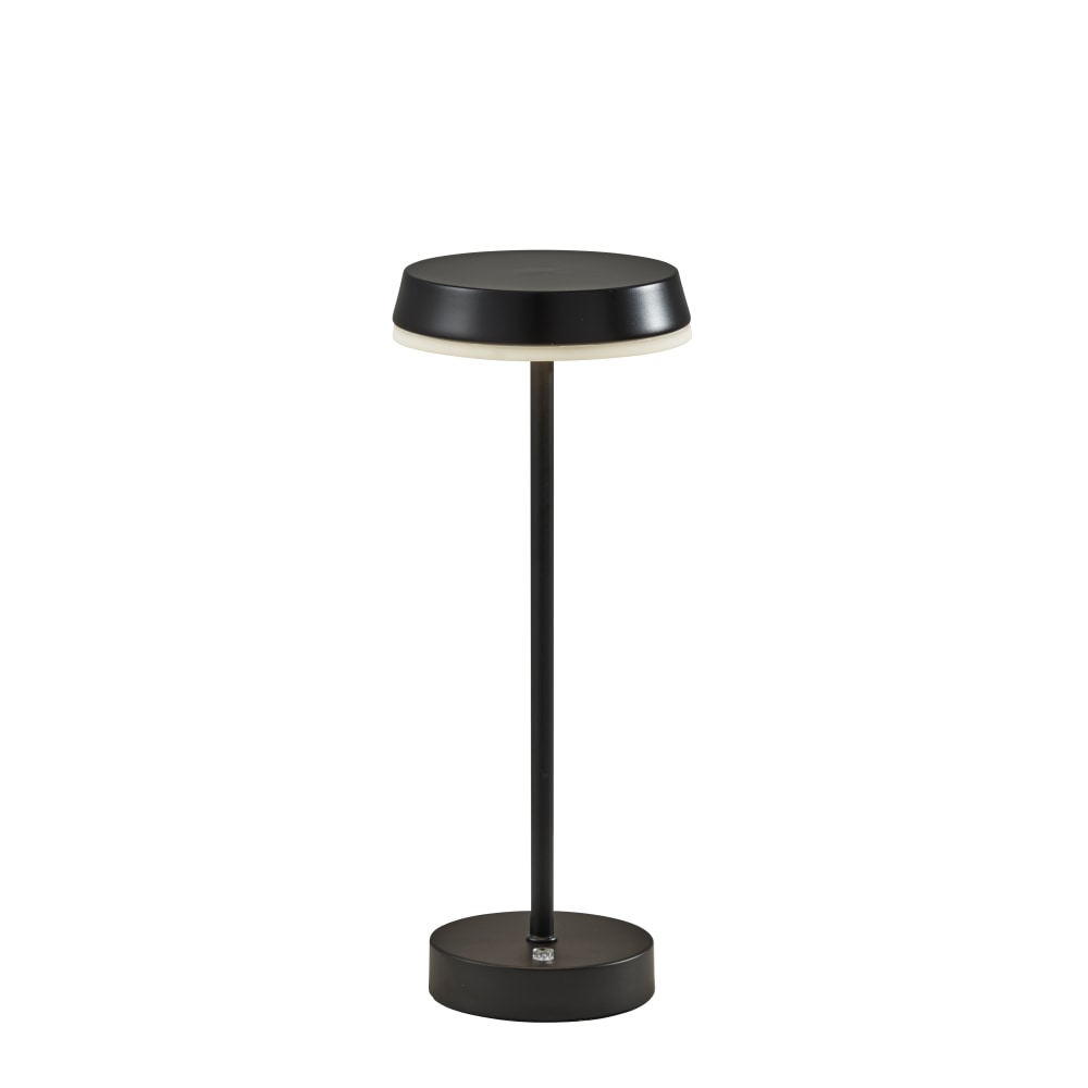 Adesso Tommy LED Cordless Indoor/Outdoor Table Lamp, 15inH, Black MPN:2600-01
