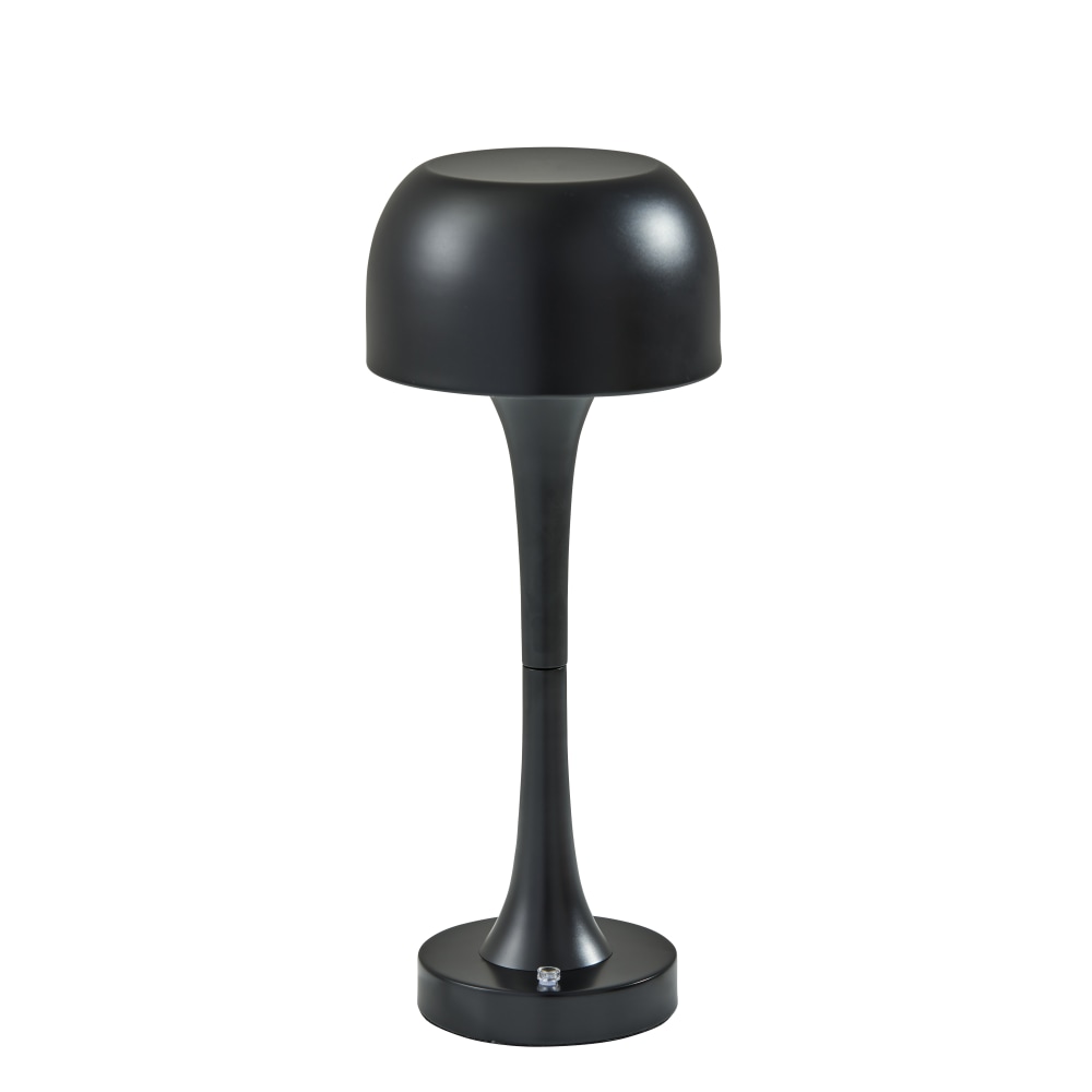 Adesso Jimmy LED Cordless Indoor/Outdoor Table Lamp, 15inH, Black MPN:2602-01