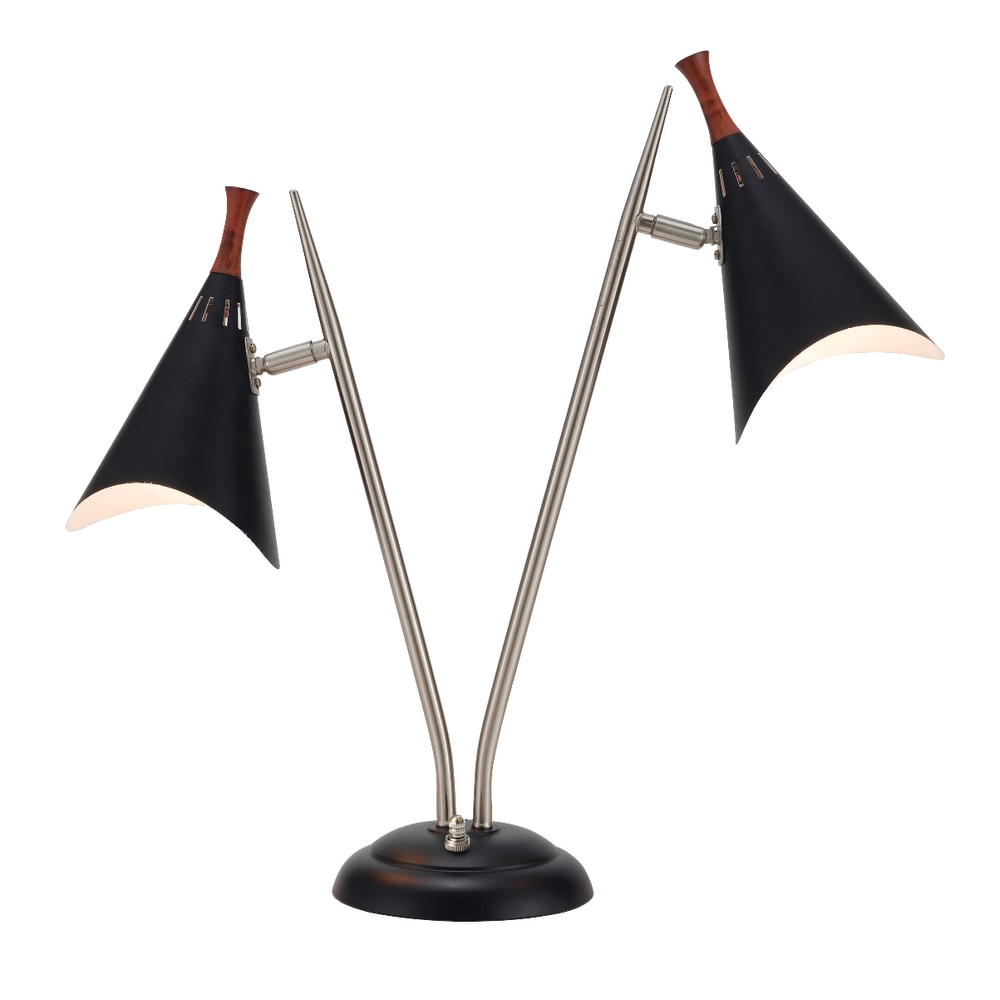 Adesso Draper Desk Lamp, 22inH, Black MPN:3235-01
