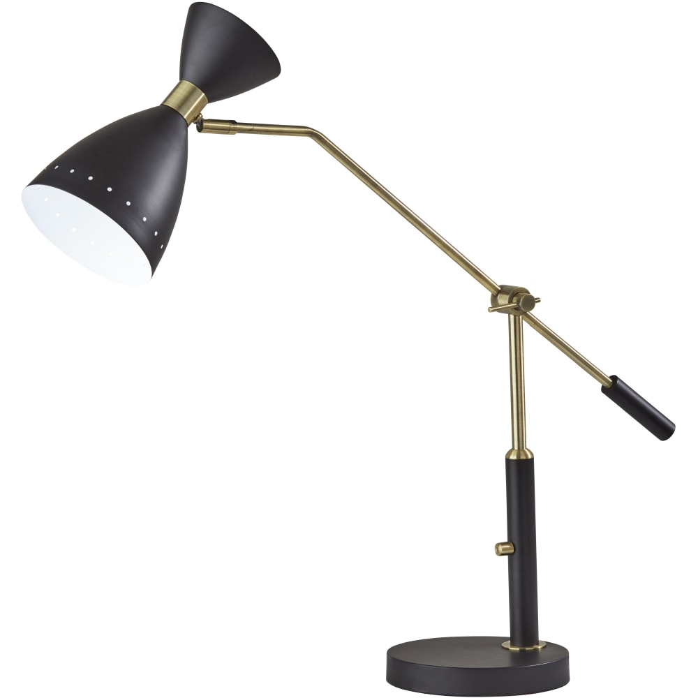 Adesso Oscar Adjustable Desk Lamp, 31-3/4inH, Black MPN:4282-01