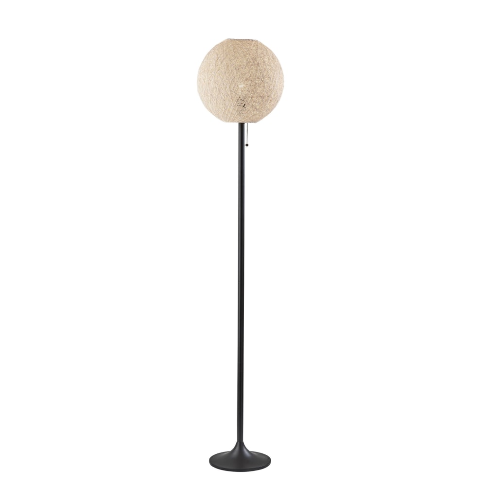 Adesso Havana Floor Lamp, 68inH, Off-Paper White Shade/Dark Bronze Base MPN:4304-12