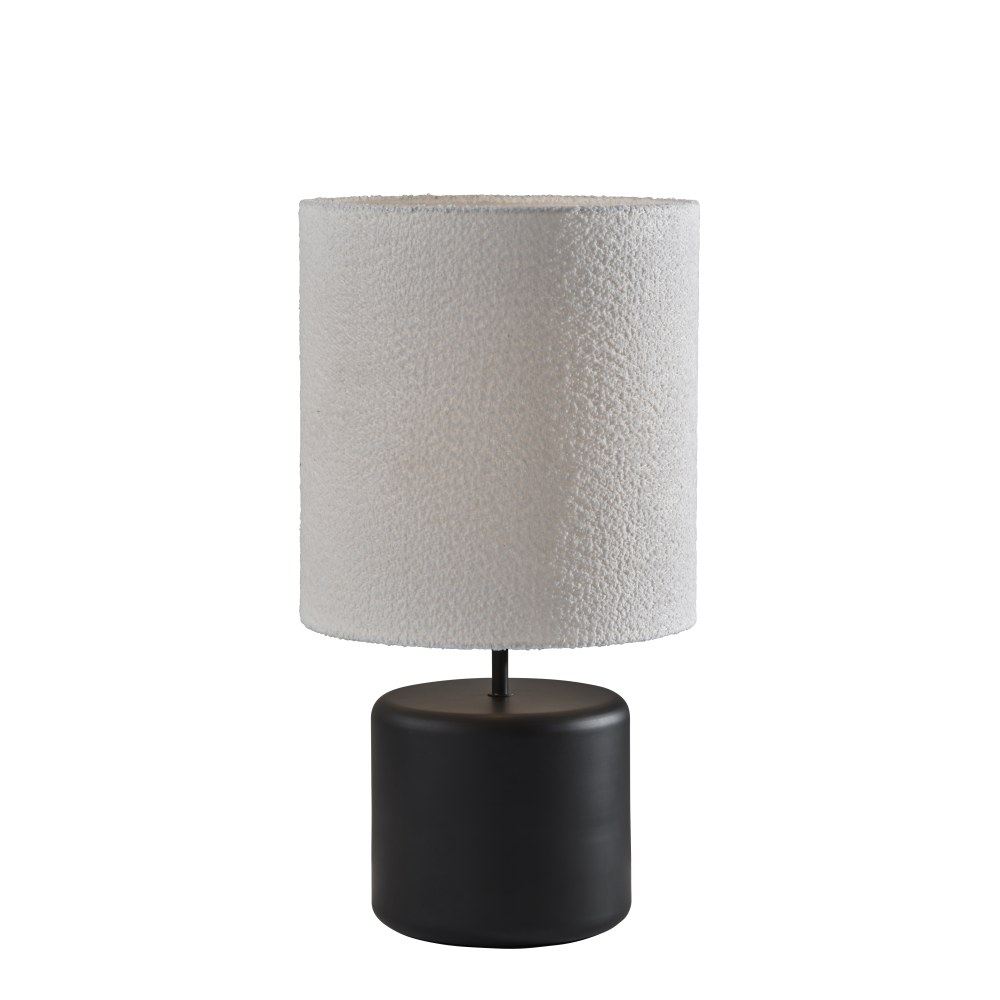 Adesso Tatum Tall Table Lamp, 28inH, White Shade/Black Base MPN:4341-01