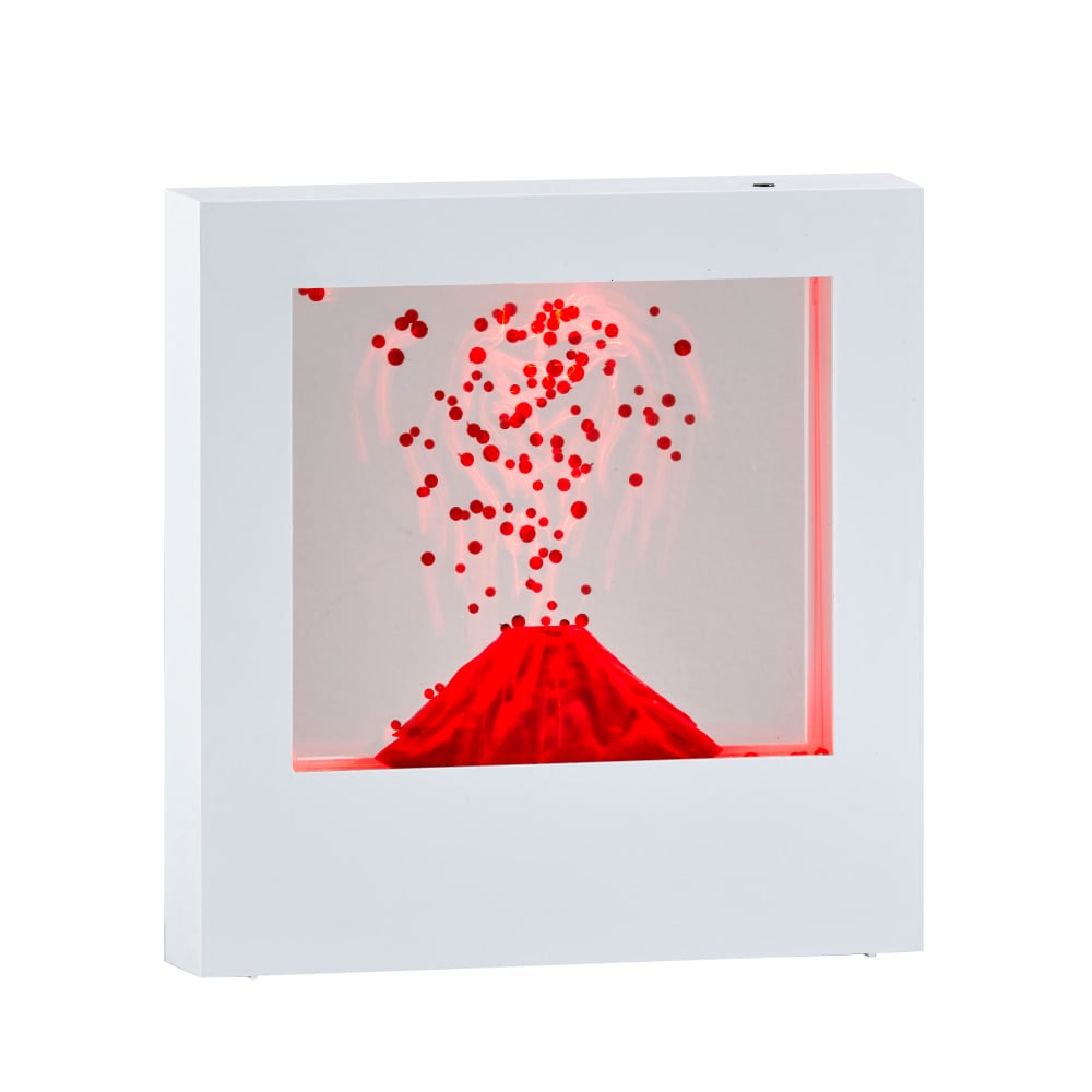 Adesso Simplee Volcano Light Box, 9inH, White MPN:SL3983-02
