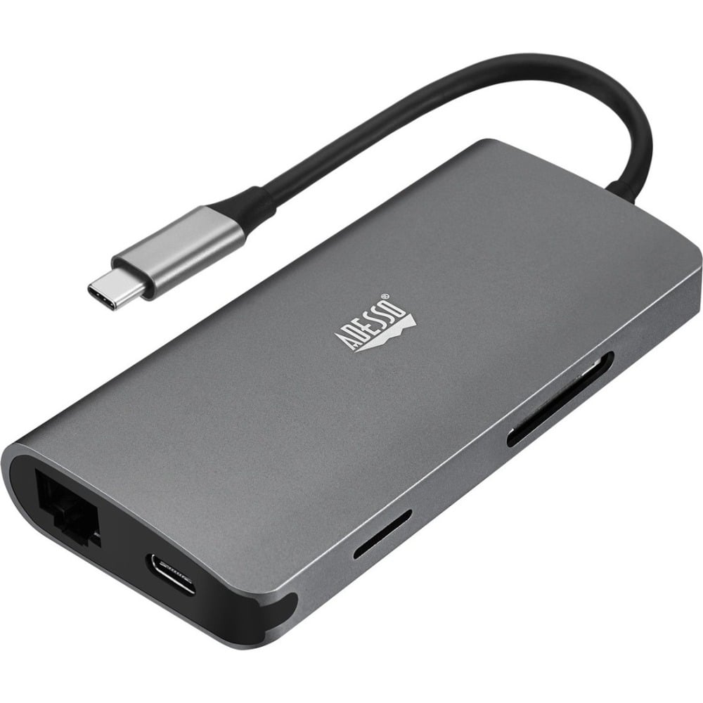 Adesso 8-In-1 USB-C Multi-Port Docking Station MPN:AUH-4030