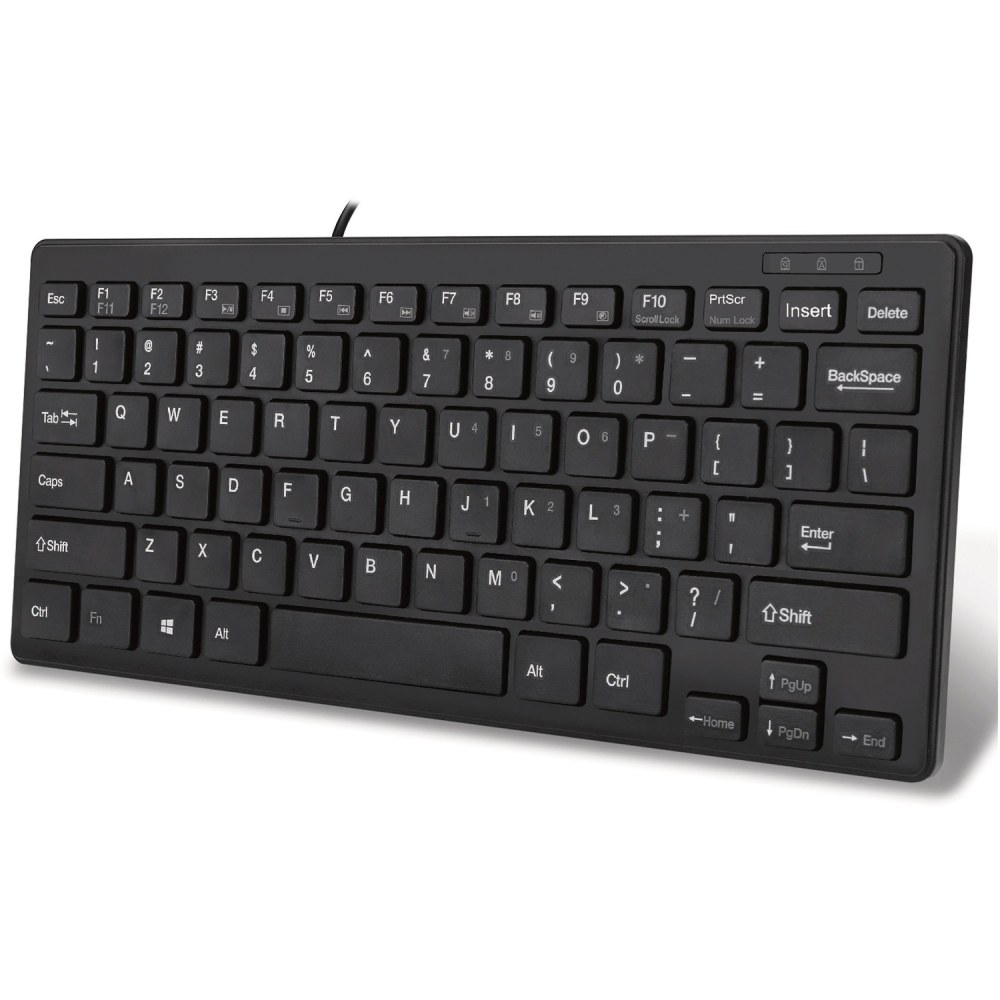 Adesso AKB-111UB SlimTouch USB Mini Keyboard, Black MPN:AKB-111UB