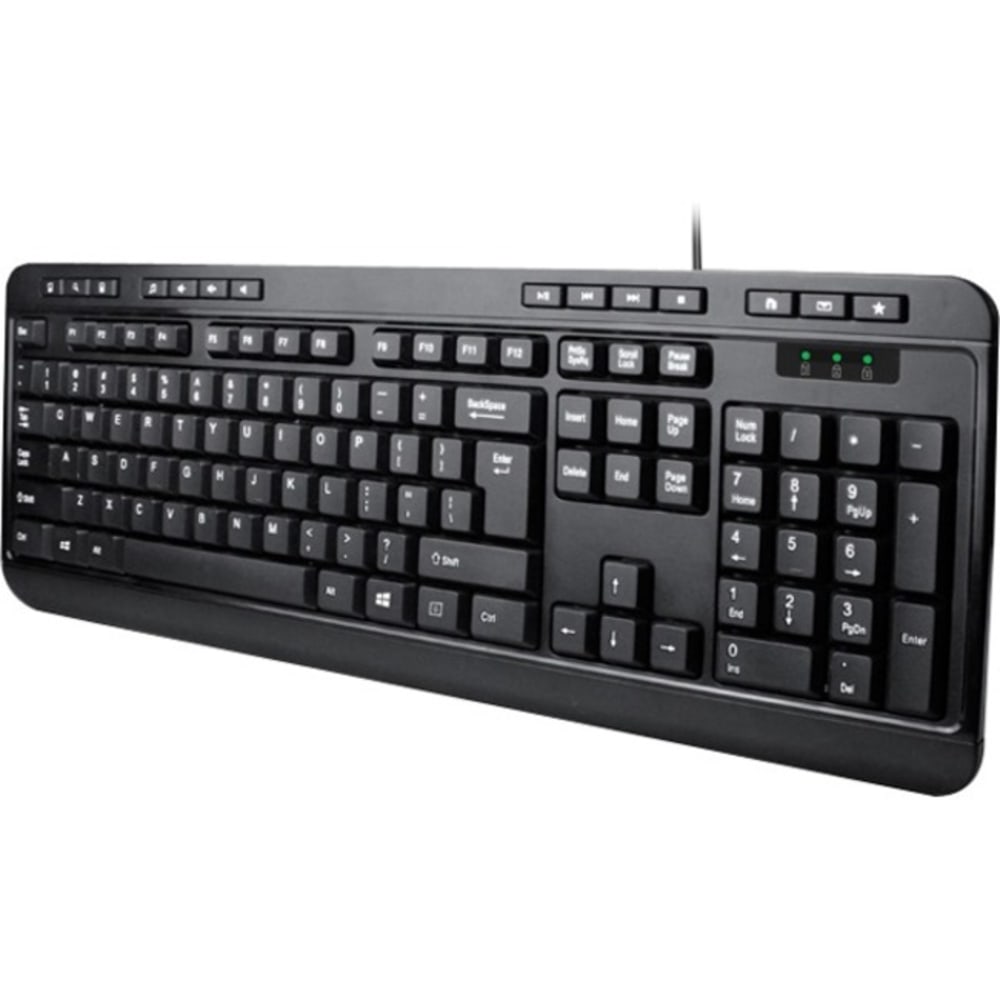 Adesso AKB-132 Multimedia Desktop Keyboard MPN:AKB-132PB