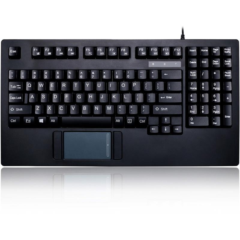 Adesso EasyTouch 425 Rackmount Touchpad Keyboard, Black MPN:AKB-425UB