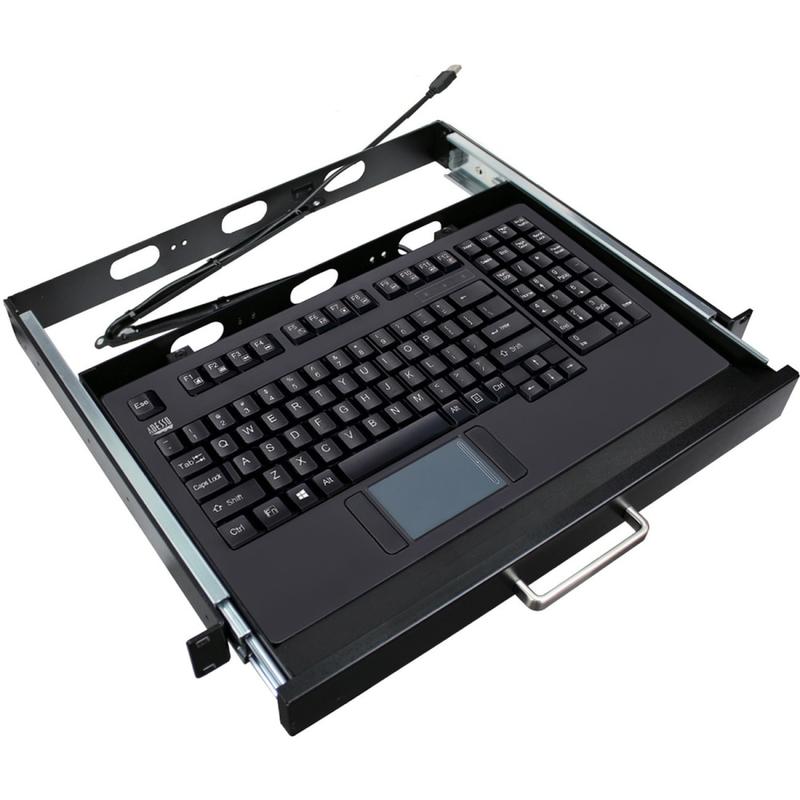 Adesso AKB-425UB EasyTouch USB Rackmount Keyboard With Touchpad MPN:AKB-425UB-MRP