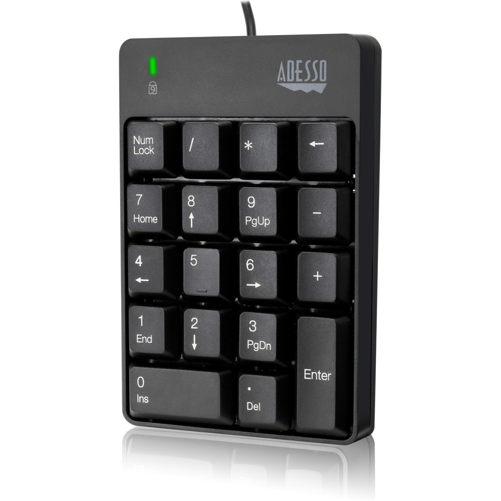 Adesso AKB-601UB USB Spill-Resistant Numeric Keypad MPN:AKB-601UB