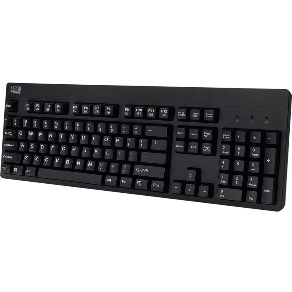 Adesso EasyTouch Keyboard With Antimicrobial Protection, AKB-63OUB MPN:AKB-630UB