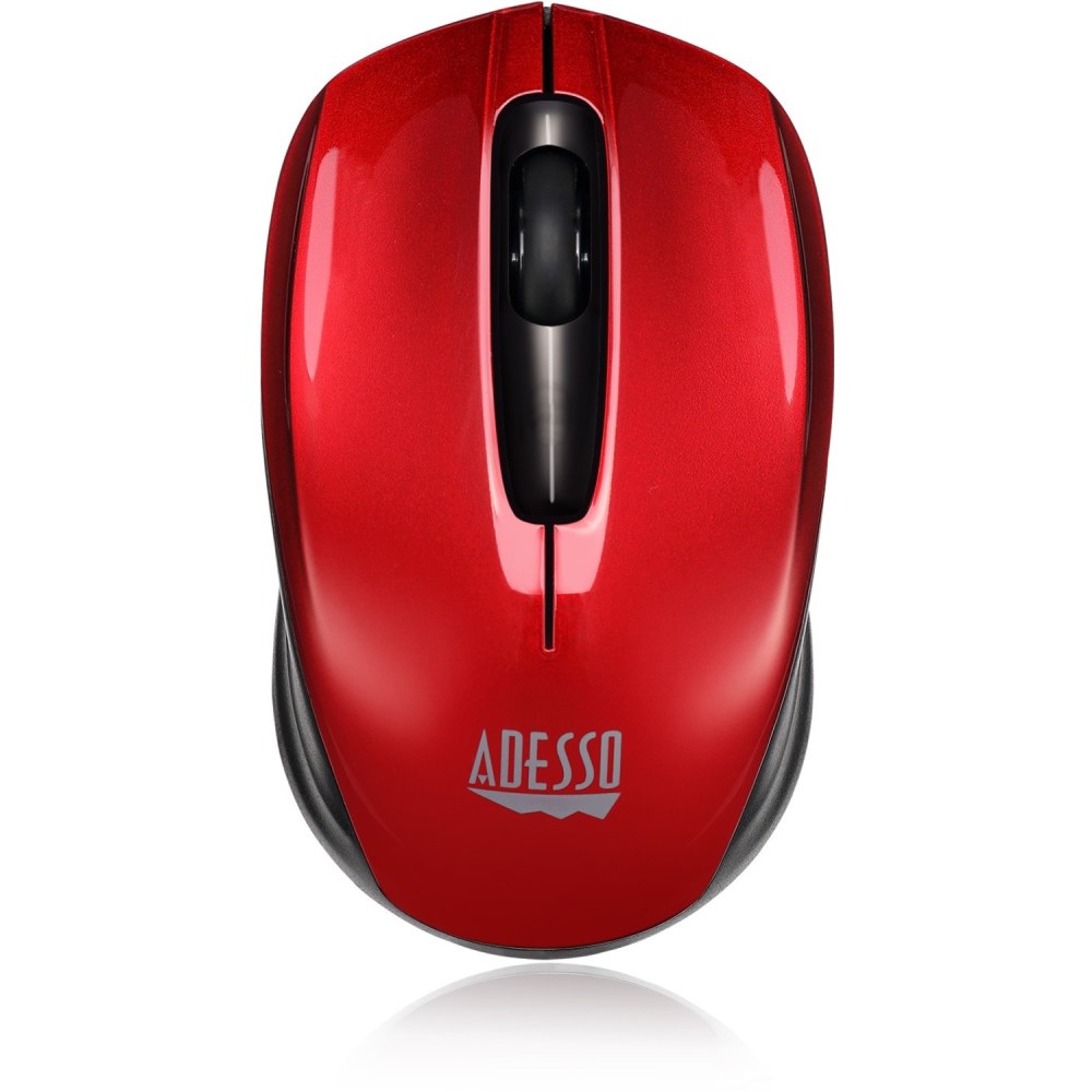 Adesso iMouse S50R Mini Wireless Optical Mouse, Red, 2MB511 MPN:IMOUSES50R