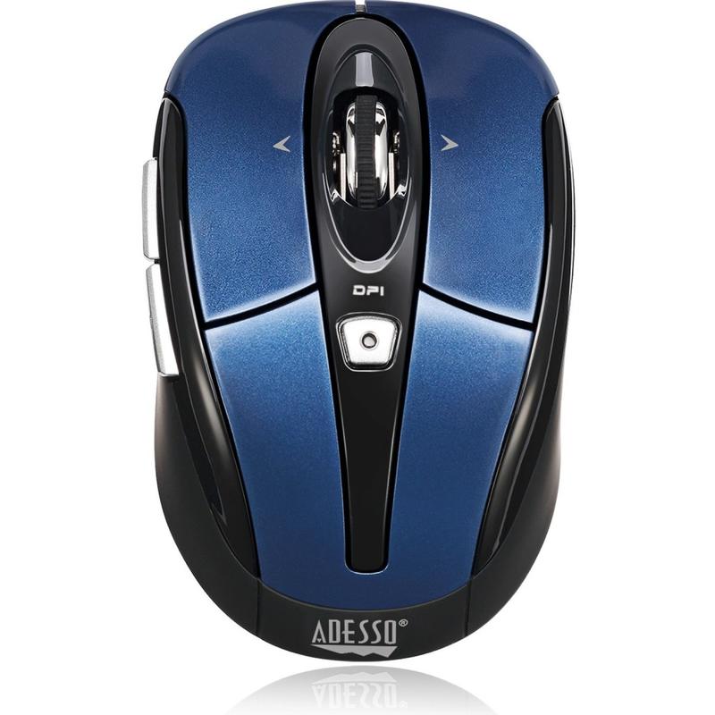 Adesso iMouse S60L Wireless RF Programmable Nano Optical Mouse, Blue MPN:IMOUSES60L