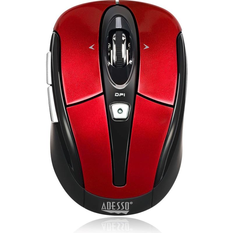 Adesso iMouse S60R Wireless RF Programmable Nano Optical Mouse, Red MPN:IMOUSES60R