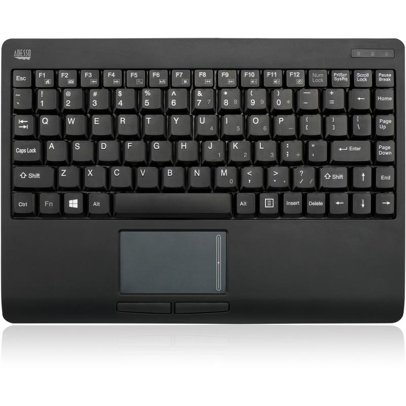 Adesso Wireless Mini Touchpad Keyboard, Black MPN:WKB-4110UB