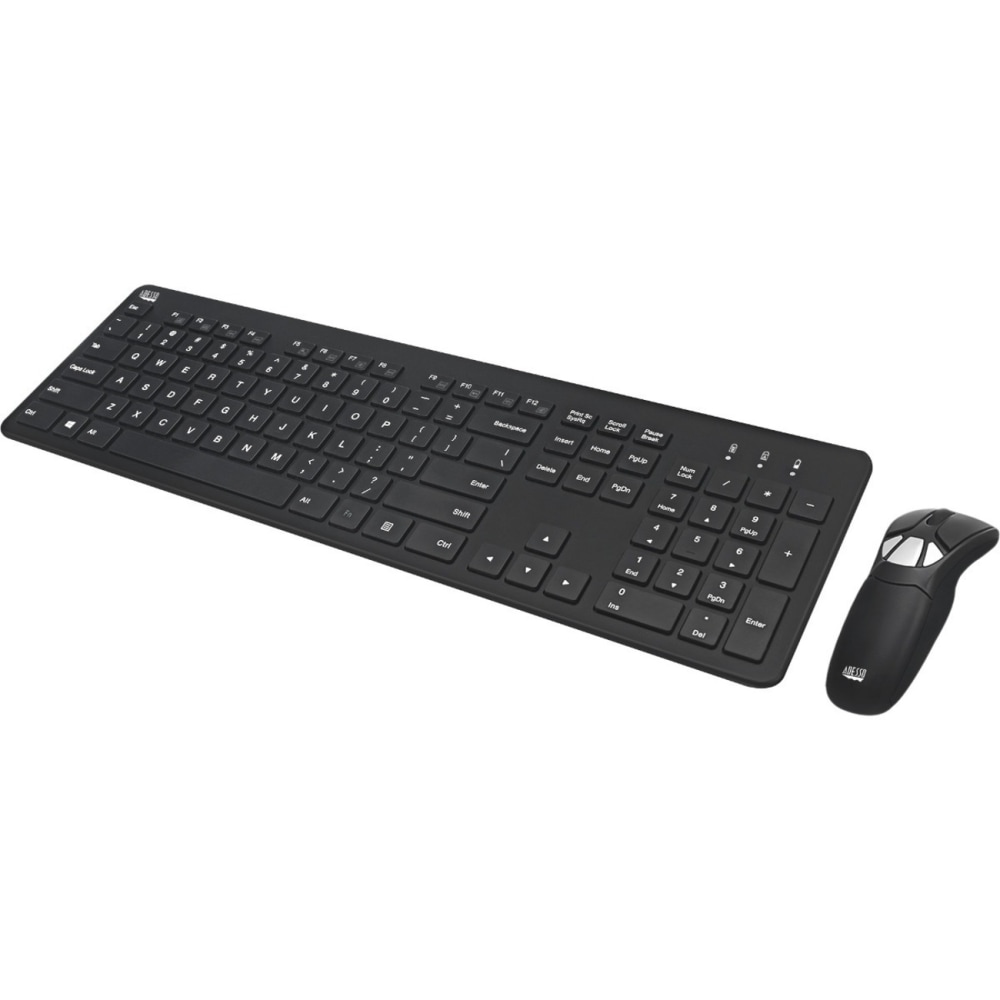 Adesso Air Mouse Go Plus With Full Size Keyboard MPN:WKB-5300CB