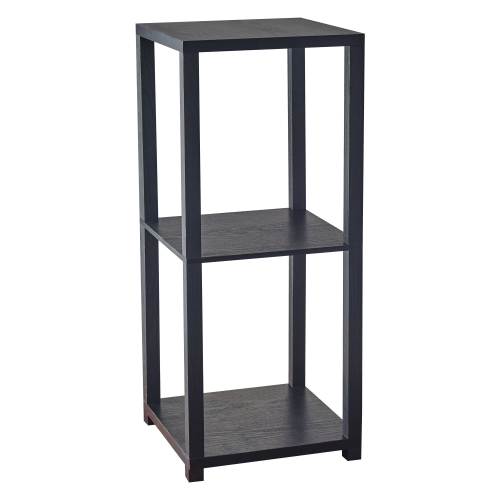 Adesso Lawrence Pedestal Table, Square, 27-3/4inH x 11-1/2inW x 11-1/2inD, Black MPN:AR3510-01