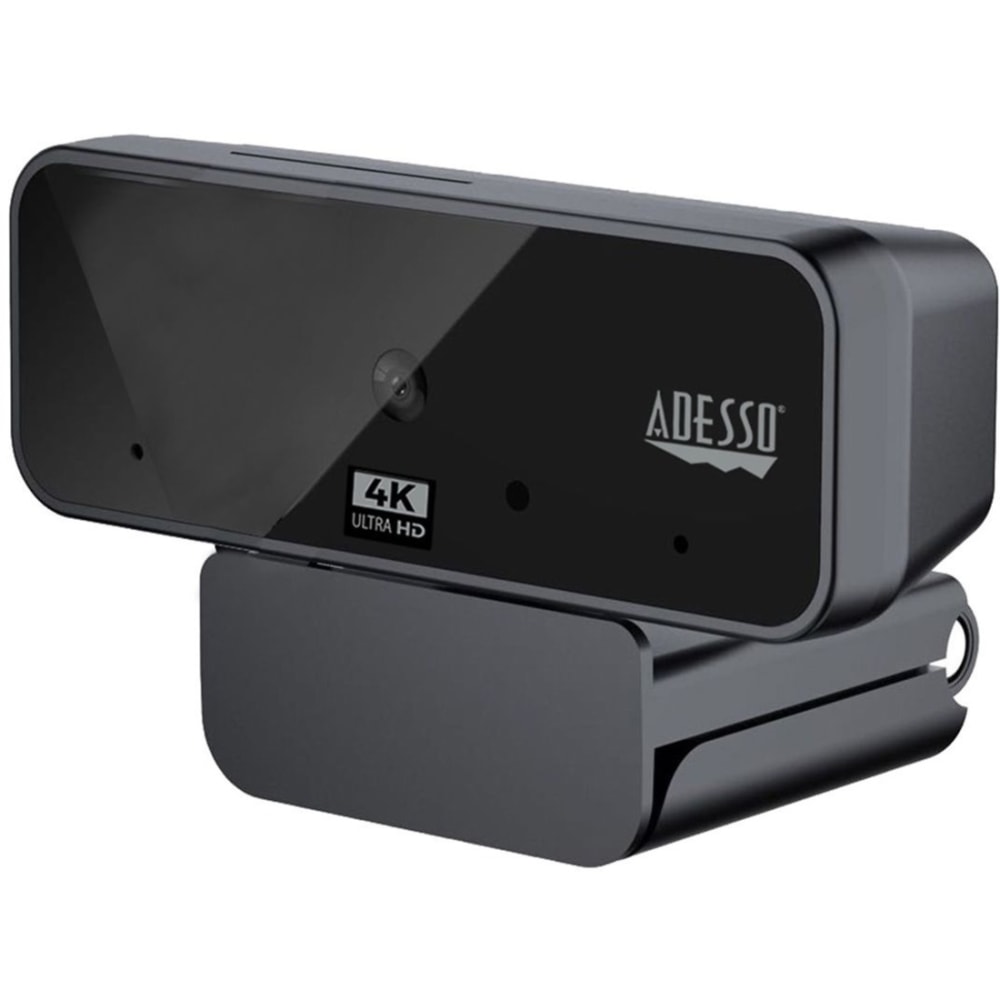 Adesso CyberTrack H6 4K Ultra HD Webcam - 8 Megapixel - 30 fps - USB 2.0 - Fixed Focus - Tripod mount - CYBERTRACKH6 MPN:CYBERTRACKH6