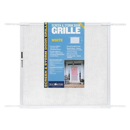 Grille, 24 in W, 36 in L, White MPN:FSP8512-U