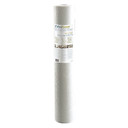 Wall Repair Fabric, 36 in x 150 ft, Roll, White MPN:FDW8443-U