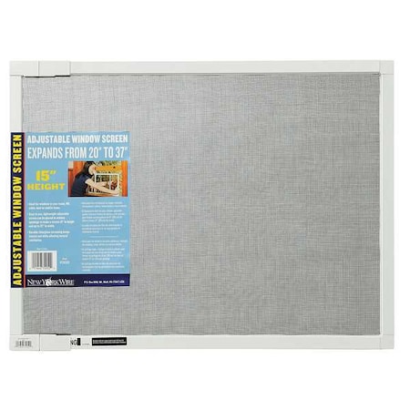 Adjustable Screening, 15 in W, 37 in L, Dark Gray MPN:FSP8556-U