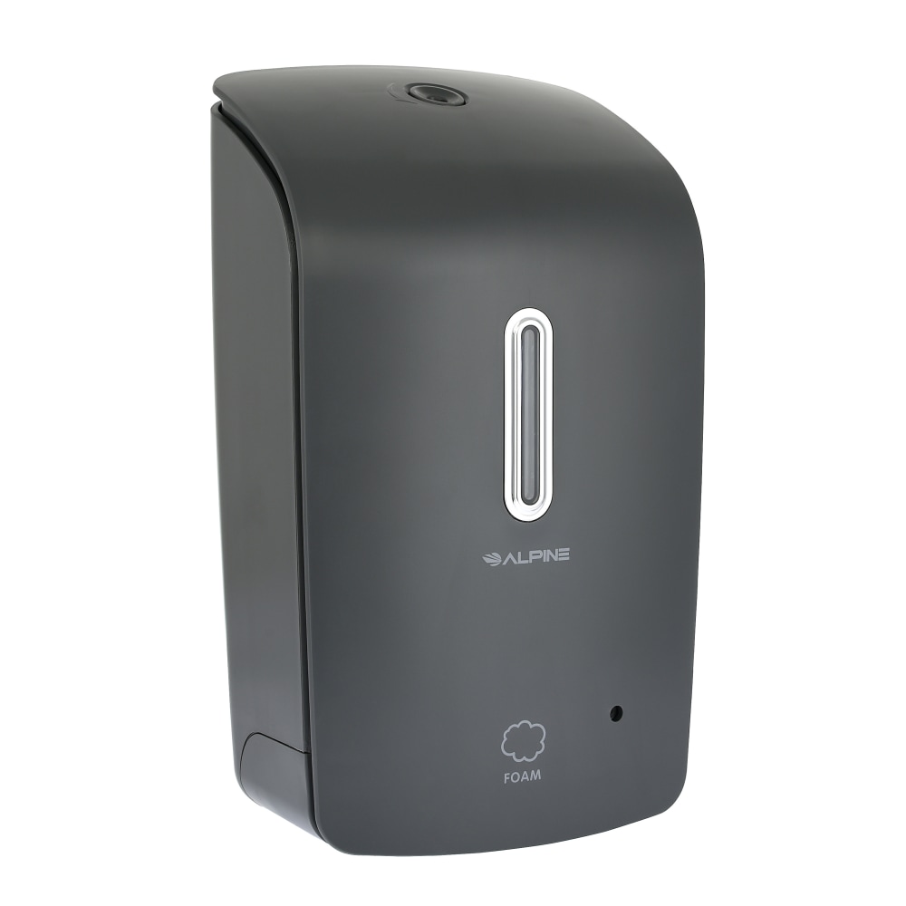 Alpine Automatic Liquid Soap Dispenser, 11-1/4inH x 6-5/16inW x 4-7/16inD, White MPN:421-WHI