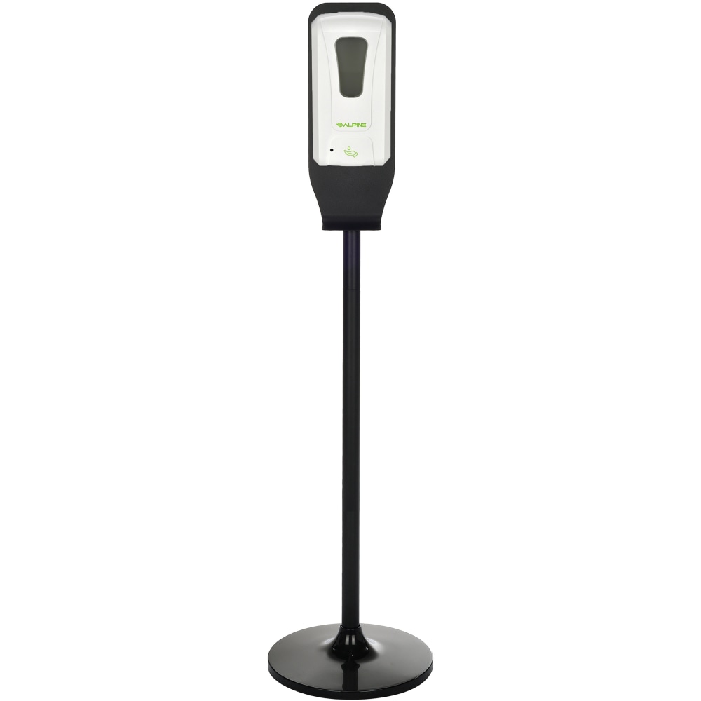 Alpine Automatic Foam Hand Sanitizer Dispenser With Floor Stand, White MPN:430-F-S