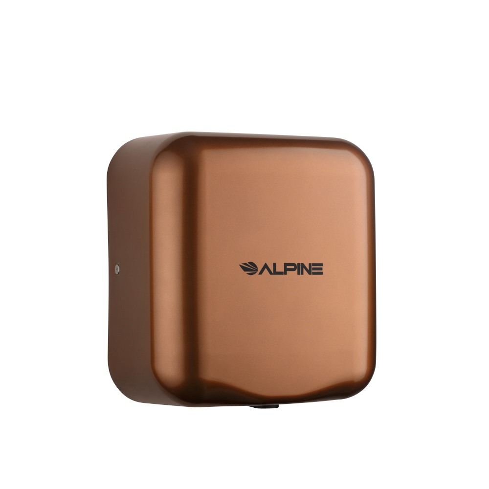 Alpine Industries Hemlock 120 Volt Steel Electric Commercial Automatic Touchless Hand Dryer, Copper MPN:400-10-COP
