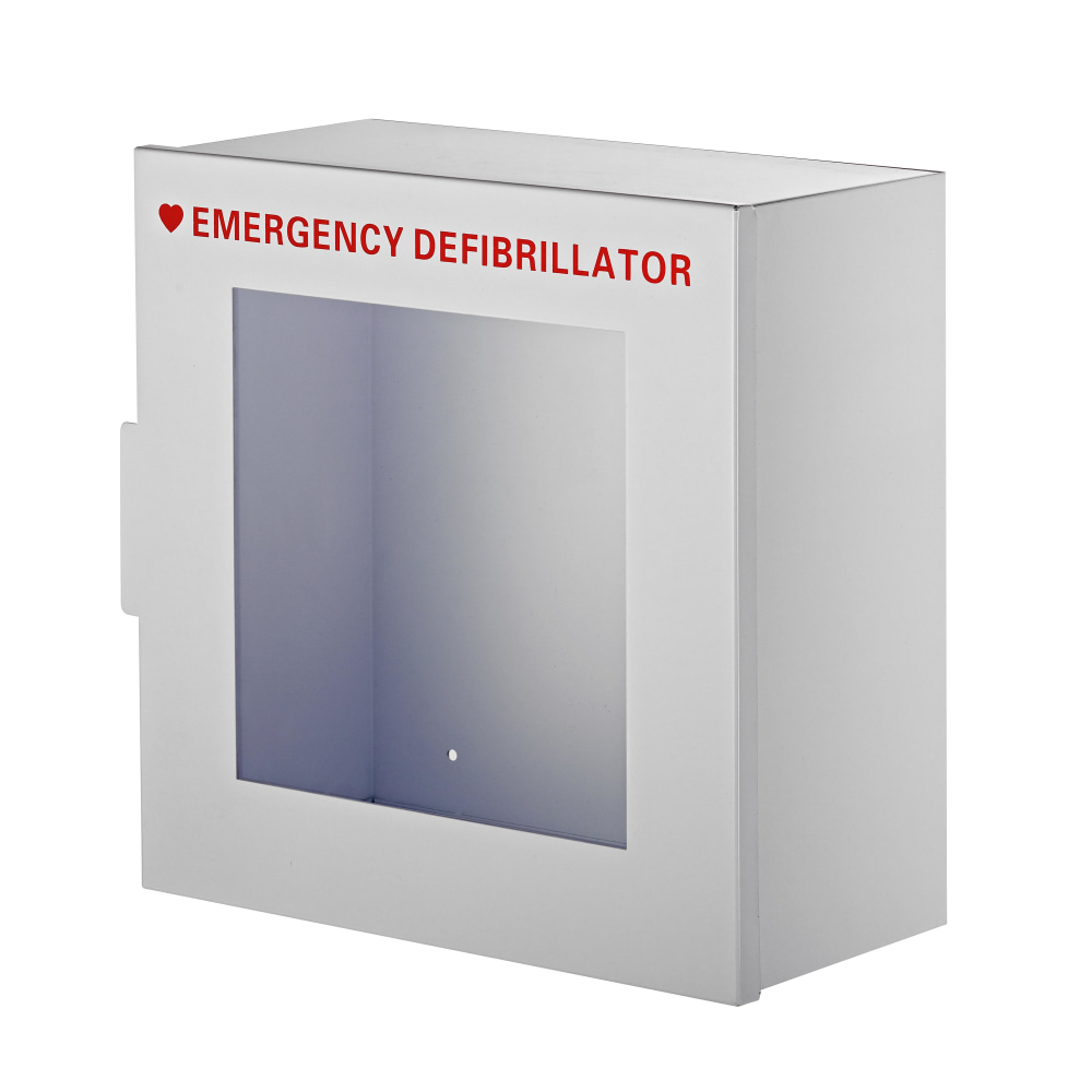 Alpine AdirMed Non-Alarmed Defibrillator Steel Cabinet, 15inH x 15inW x 7inD, White MPN:ADI999-01
