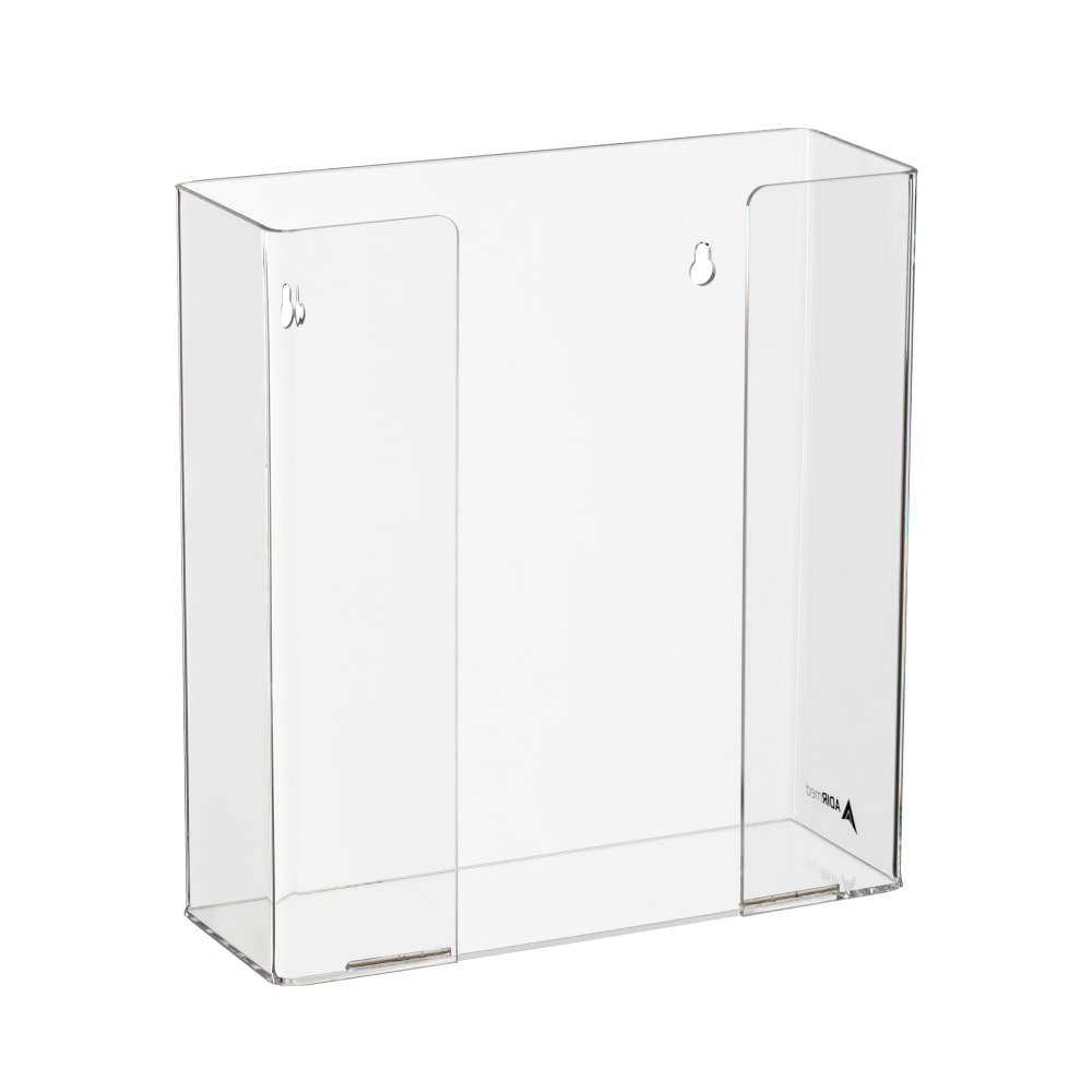 Alpine AdirMed Double Box Capacity Acrylic Glove Dispenser, 10-13/16inH x 10-1/4inW x 3-1/2inD, Clear MPN:ADI902-02