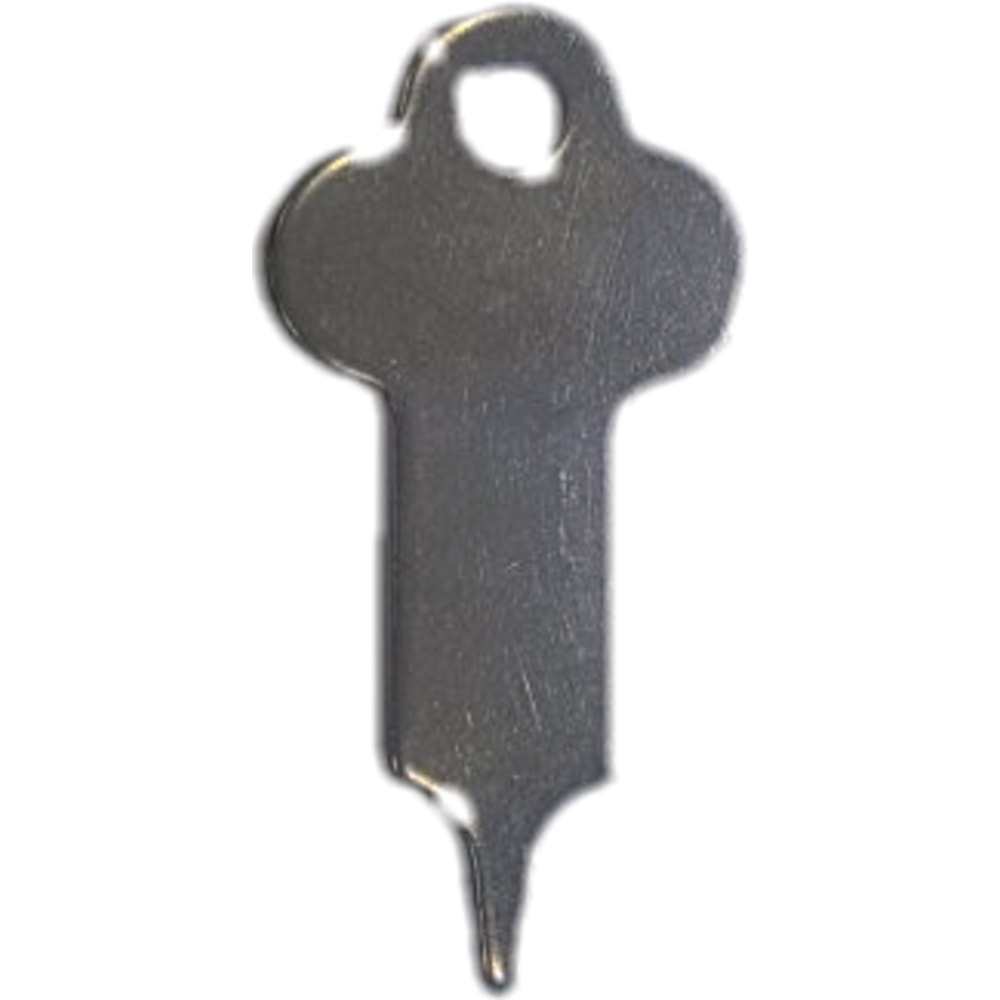 Alpine Replacement Manual Soap Dispenser Keys, Silver, Pack Of 18 Keys MPN:ALP423-424-K-18PK