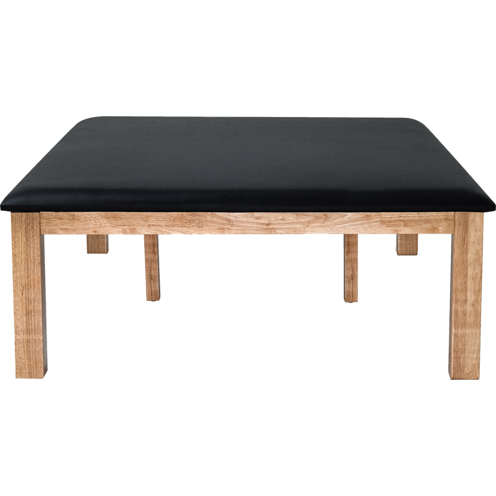 Alpine AdirMed Upholstered Wooden Massage Therapy Treatment Table, Black/Oak MPN:ADI996-05-BLK
