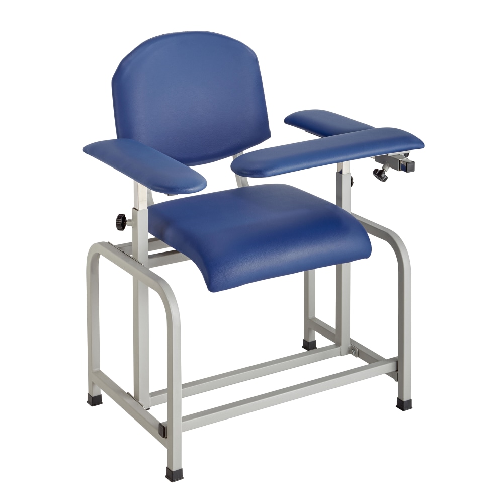Alpine AdirMed Blood Drawing Chair, Blue/Gray MPN:ADI997-01-BLU
