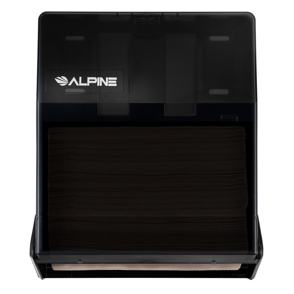 Alpine Economy Tri-Fold/C-Fold Paper Towel Dispenser, 14-3/4inH x 11-1/16inW x 5-1/8inD, Black MPN:ALP480-ECO-TBLK